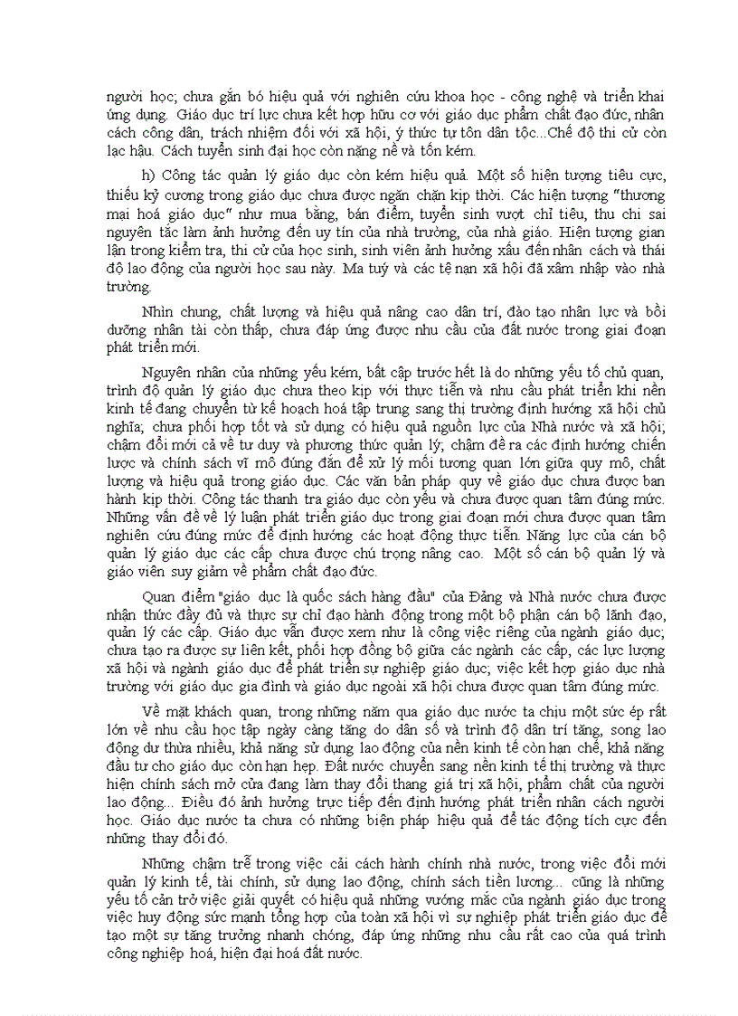 image for page Chiến lược phát triển giáo dục 2001 2010