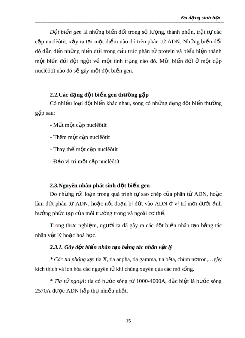 image for page Đa dạng sinh học