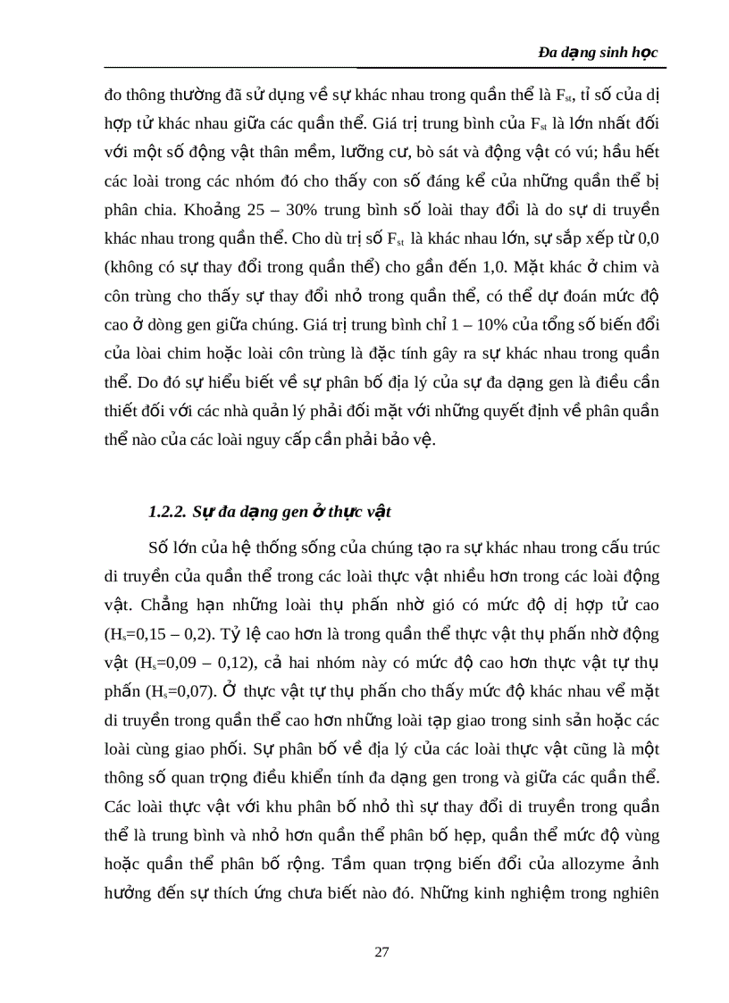 image for page Đa dạng sinh học