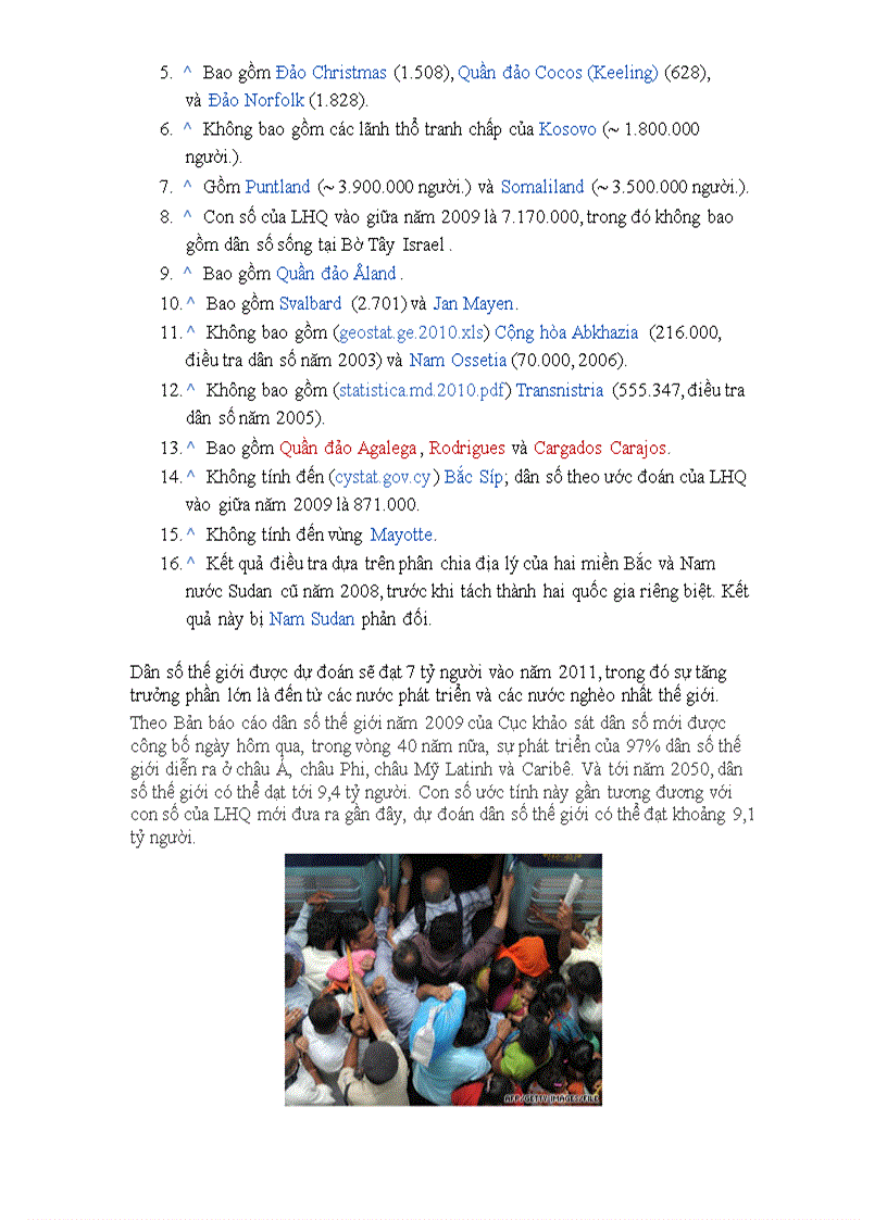 image for page Dân số các nước trên thế giới năm 2011