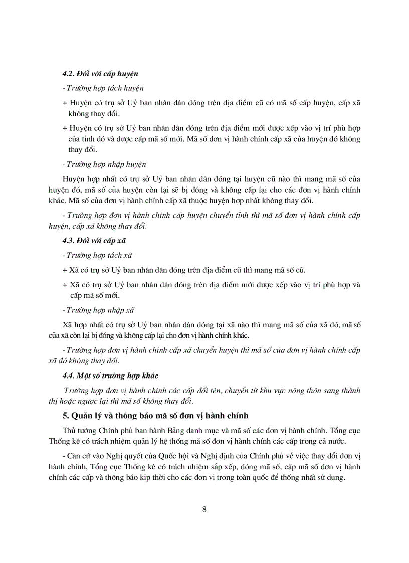 image for page Danh mục các đơn vị hành chính Việt Nam 2008