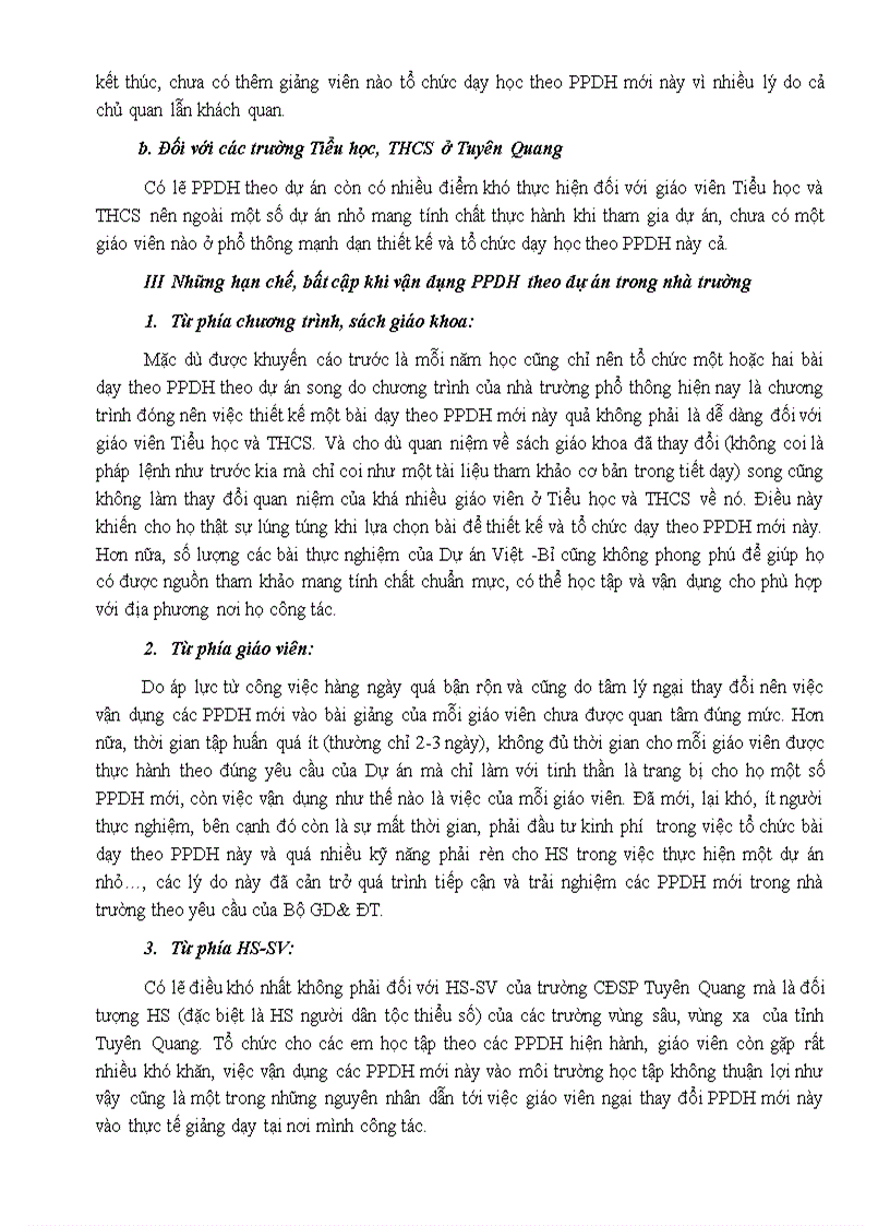 image for page Dạy học theo dự án một dự án dạy học cần triển khai trong nhà trường