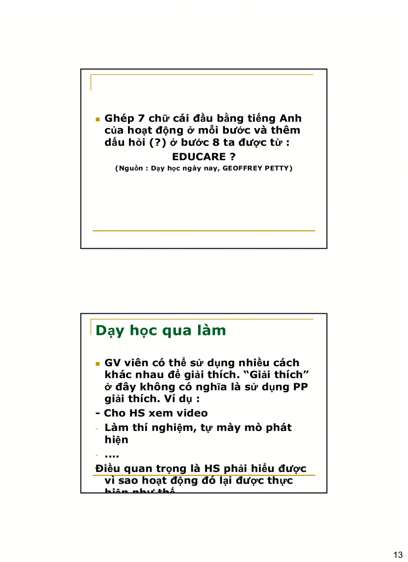 image for page Dạy học tích cực và sử dụng các thiết bị dạy học