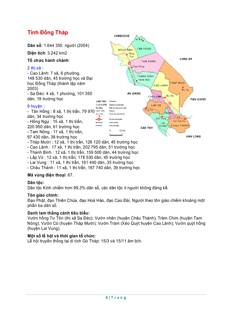 image for page Địa lý các tỉnh miền Tây Nam Bộ