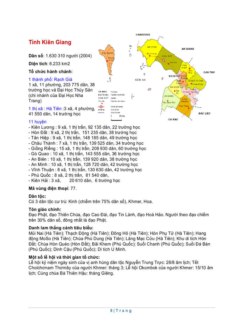image for page Địa lý các tỉnh miền Tây Nam Bộ