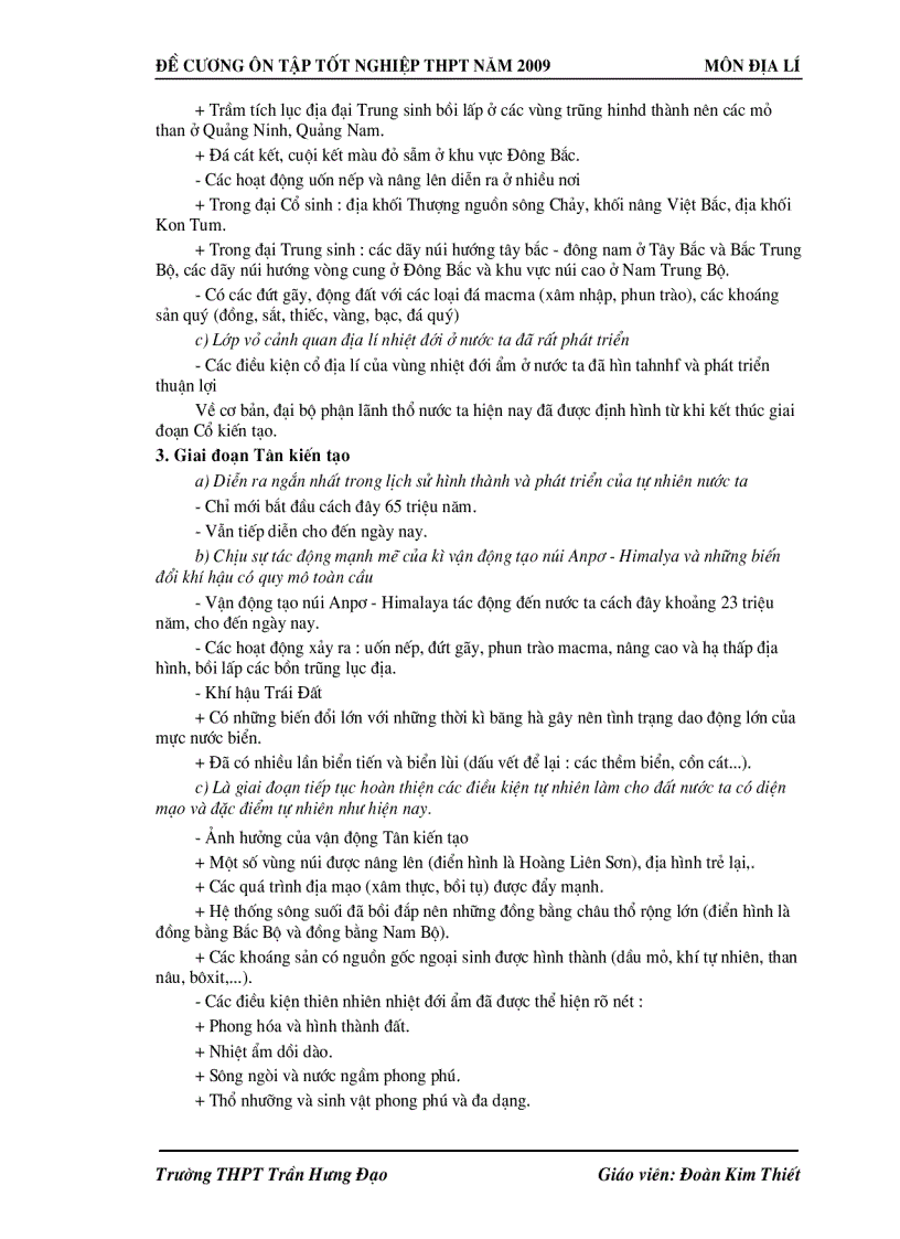 image for page Địa Lý THPT Cautruc Huongdan BT Dethi TN 2009 2010