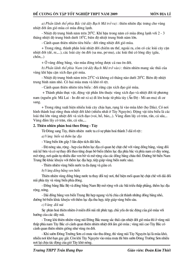 image for page Địa Lý THPT Cautruc Huongdan BT Dethi TN 2009 2010