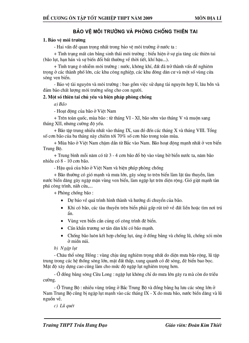 image for page Địa Lý THPT Cautruc Huongdan BT Dethi TN 2009 2010