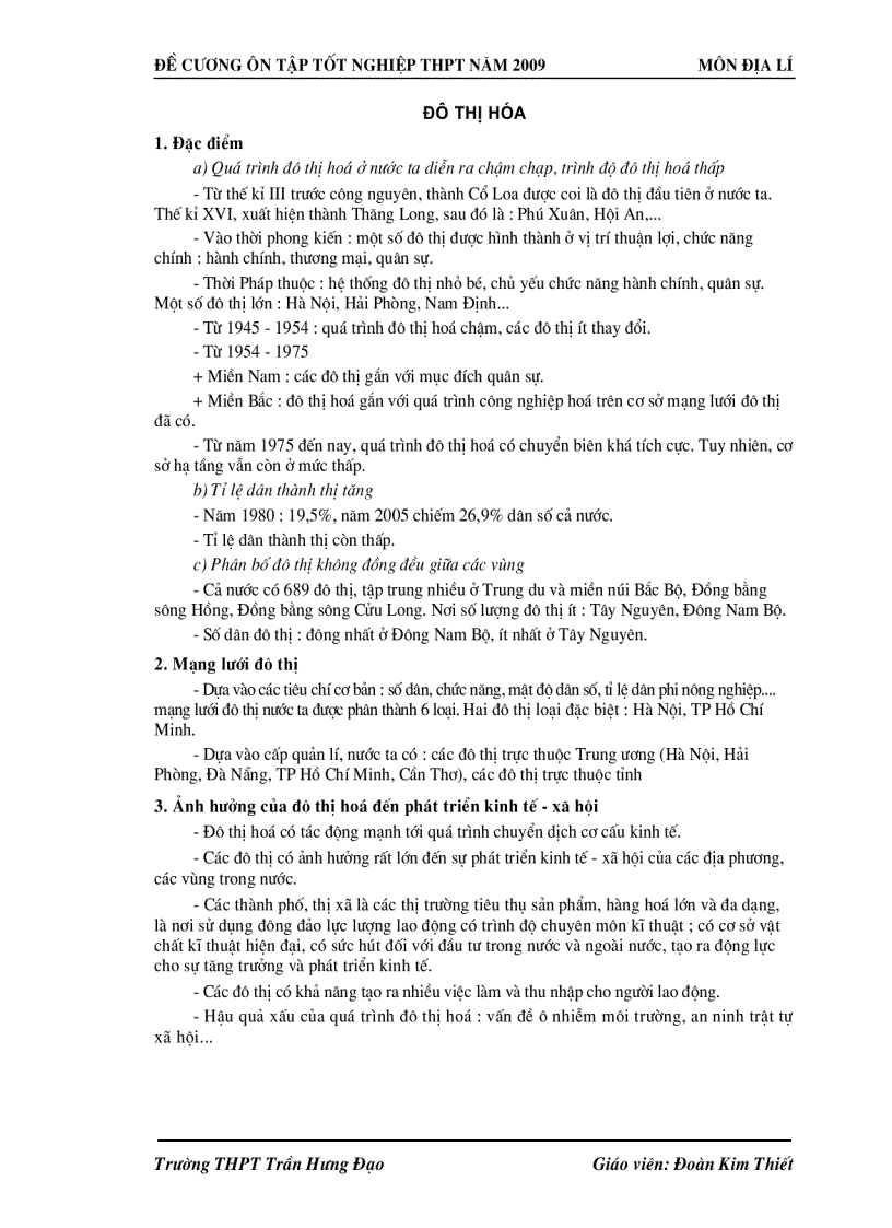 image for page Địa Lý THPT Cautruc Huongdan BT Dethi TN 2009 2010