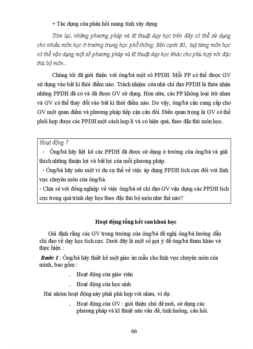 image for page Đổi mới phương pháp dạy học ở trường THCS