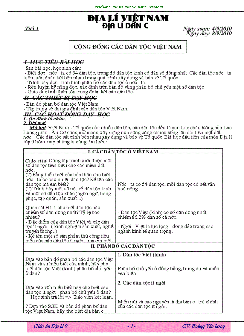 image for page Giao an Dia li 9 Long