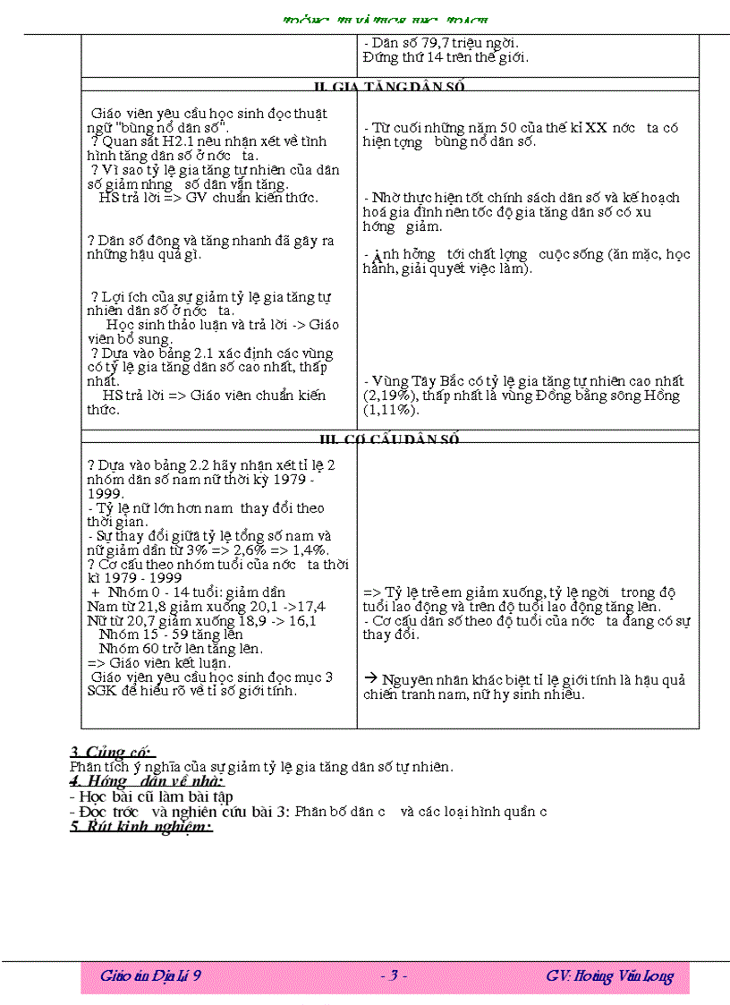 image for page Giao an Dia li 9 Long