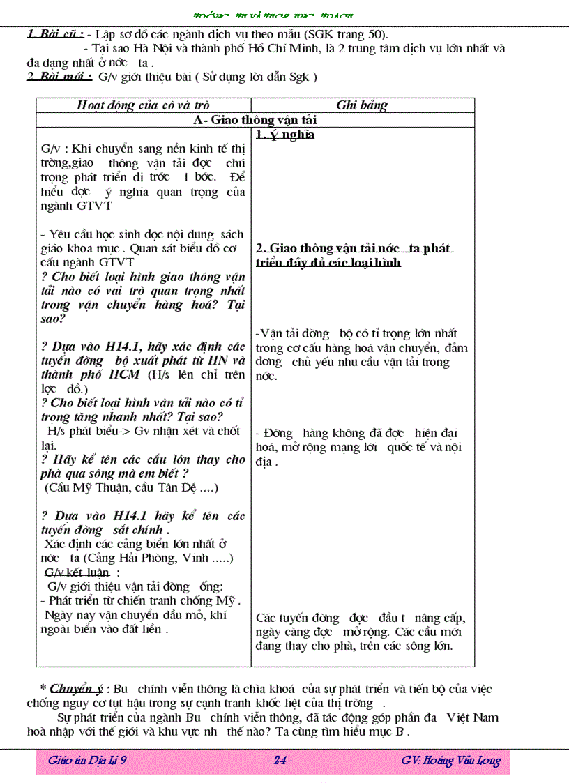 image for page Giao an Dia li 9 Long