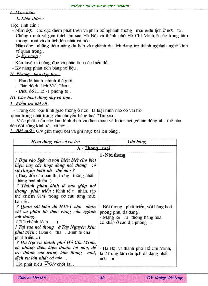 image for page Giao an Dia li 9 Long