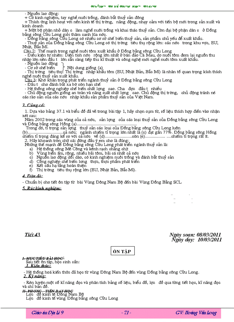 image for page Giao an Dia li 9 Long