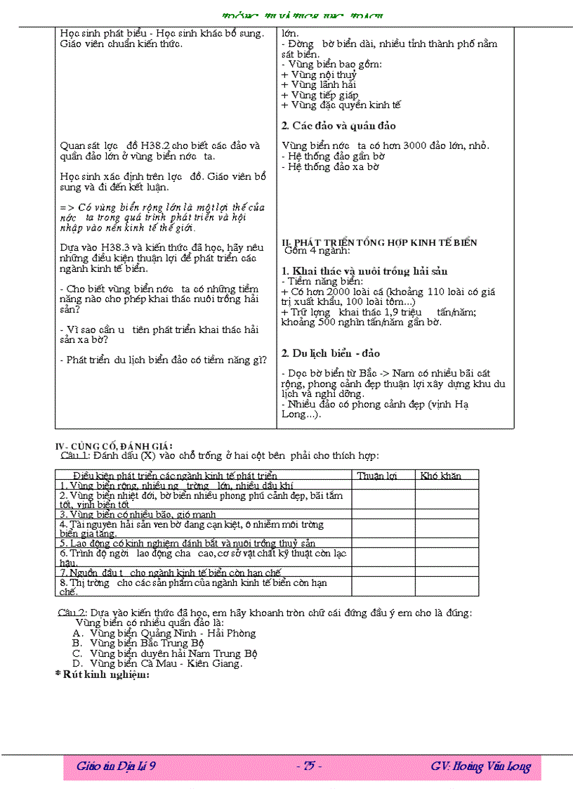 image for page Giao an Dia li 9 Long