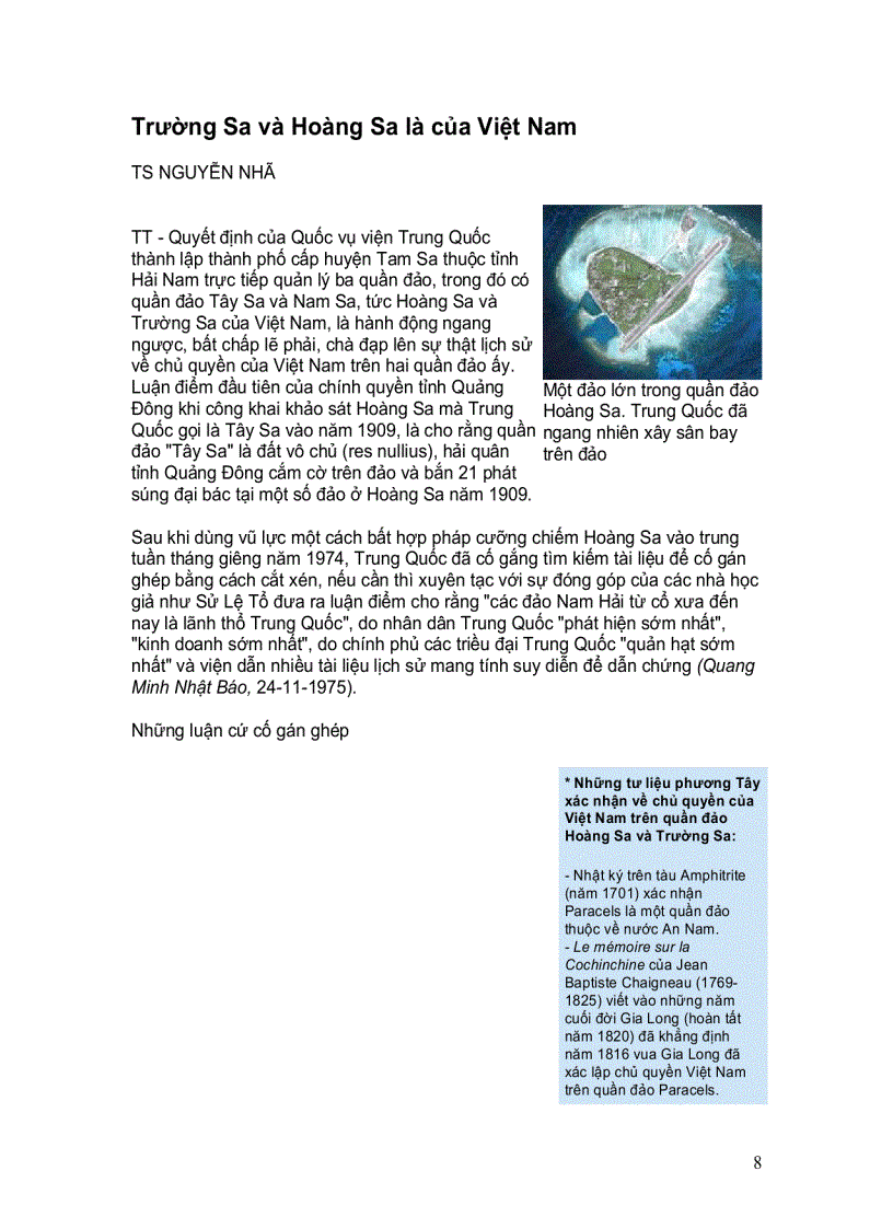 image for page Hoàng Sa Trường Sa là của Việt Nam