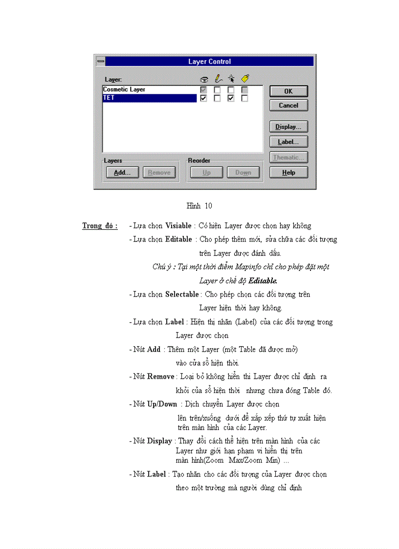 image for page Hướng dẫn sử dụng MapInfo