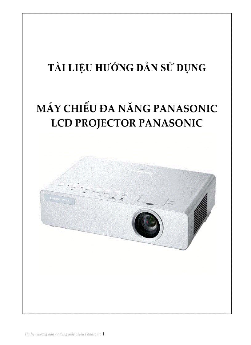 image for page Hướng dẫn sử dụng máy đèn chiếu