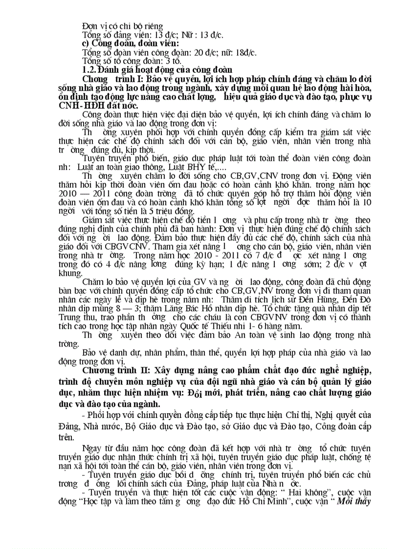 image for page Ke hoach hoat dong cong doan