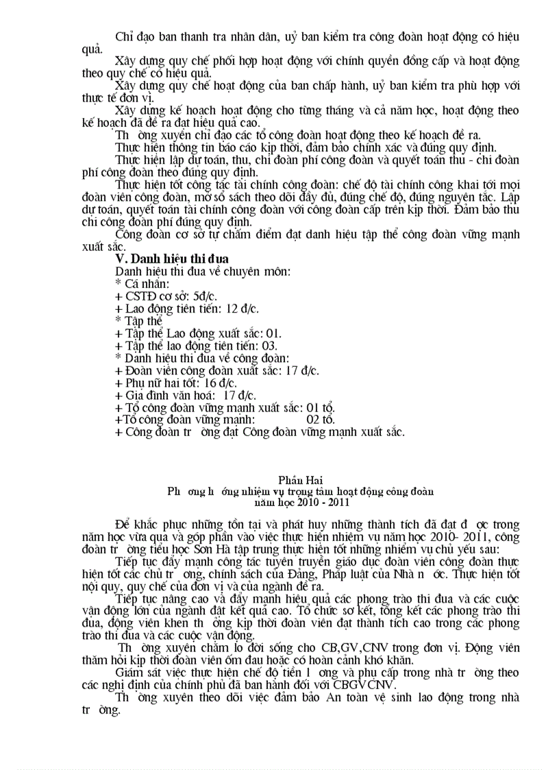 image for page Ke hoach hoat dong cong doan