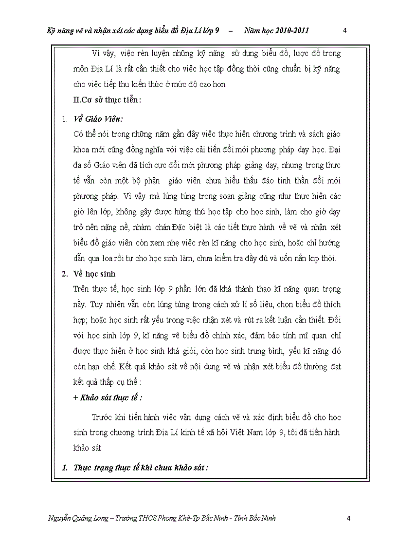 image for page Kỹ năng vẽ và nhận xét các dạng biểu đồ Địa lý 9