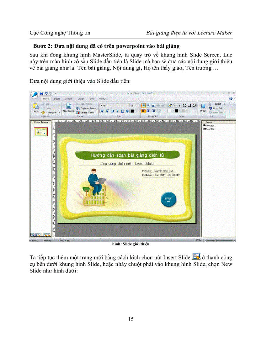image for page LectureMAKER Soạn bài giảng điện tử