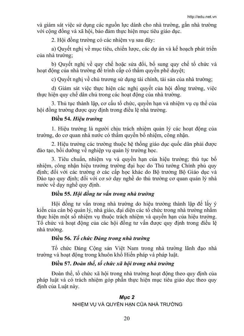 image for page Luật giáo dục 2005