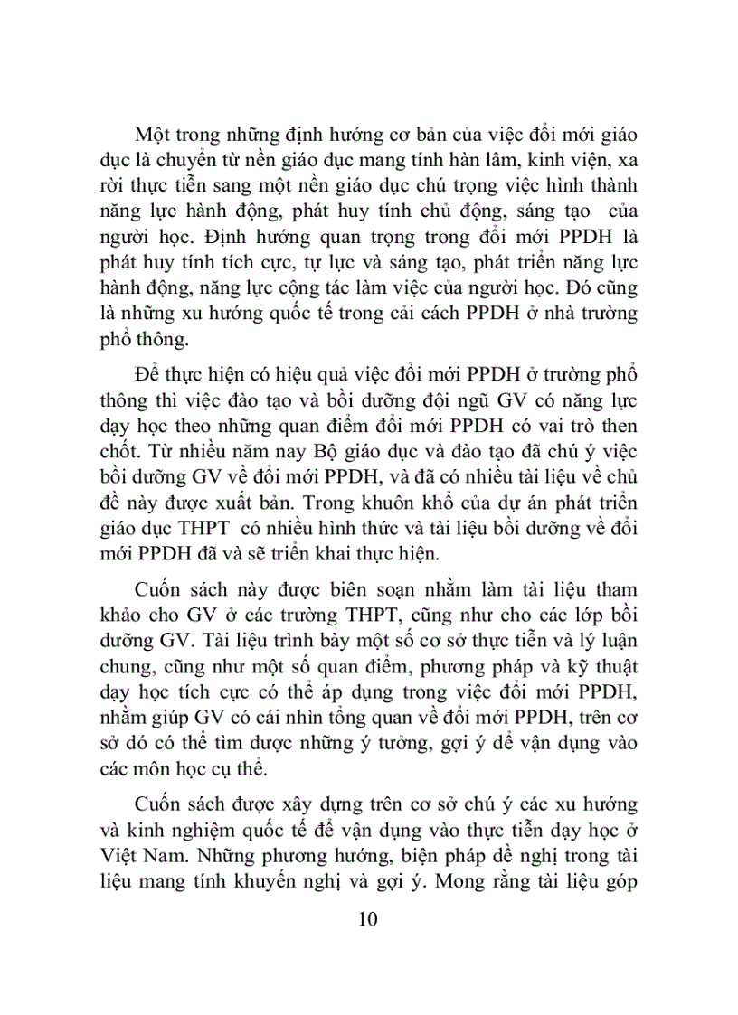 image for page Một số vấn đề chung về đổi mới phương pháp dạy học ở trường THPT
