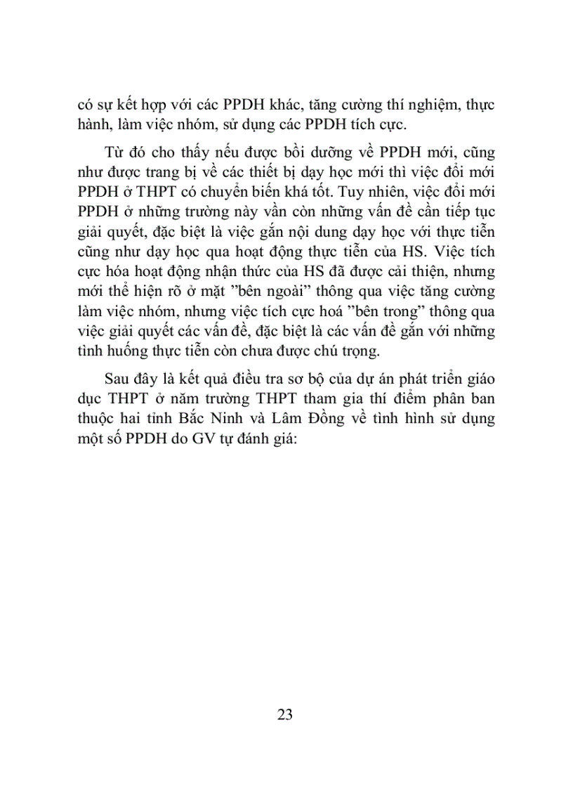 image for page Một số vấn đề chung về đổi mới phương pháp dạy học ở trường THPT