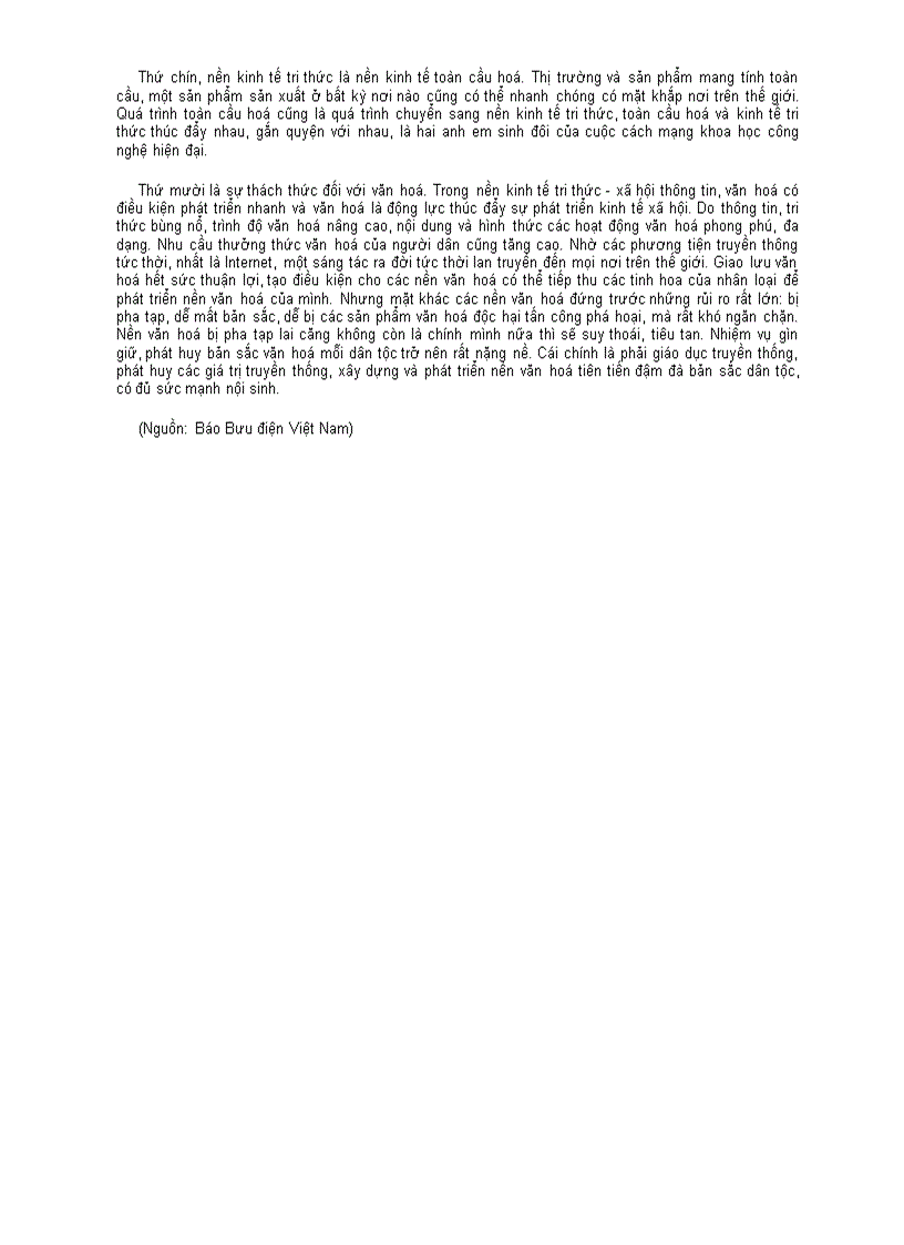 image for page Những đặc trưng chủ yếu của nền kinh tế tri thức