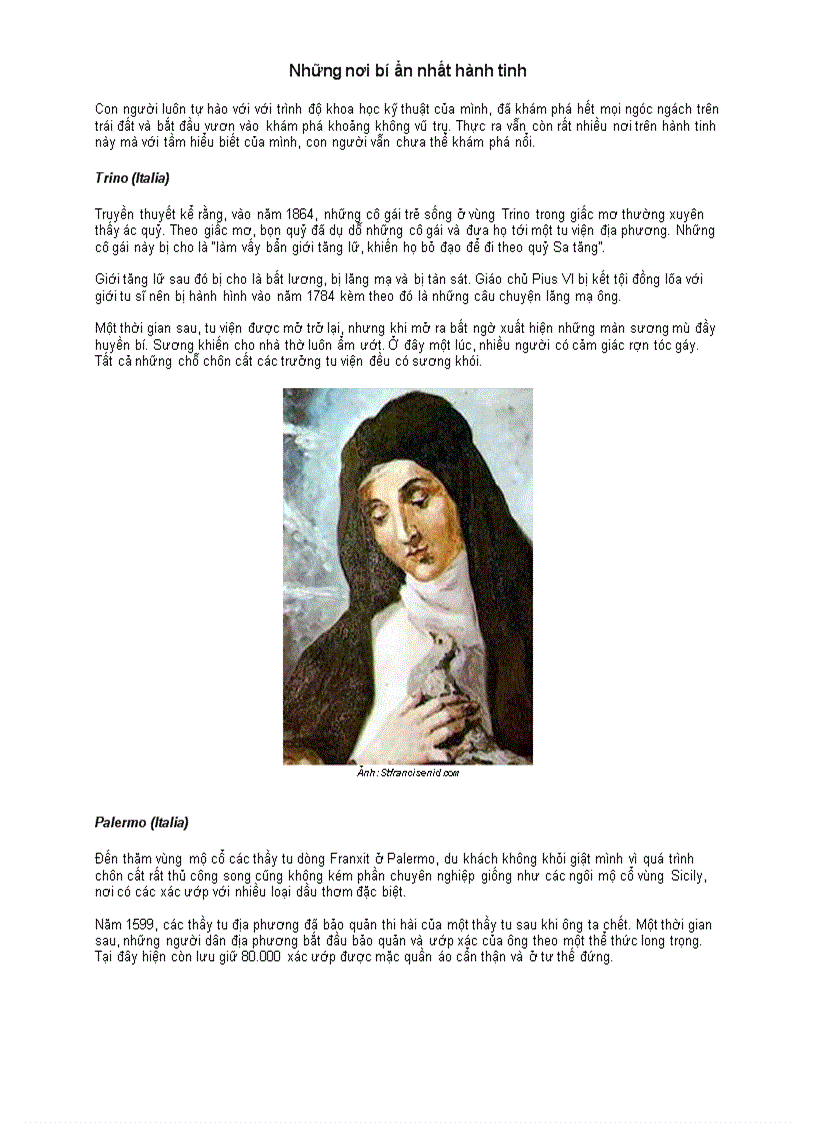 image for page Những nơi bí ẩn nhất hành tinh