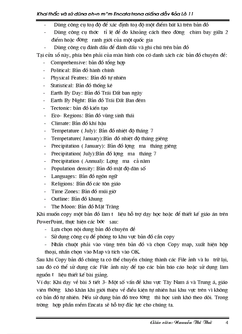 image for page Sử dụng phần mềm ENCATA