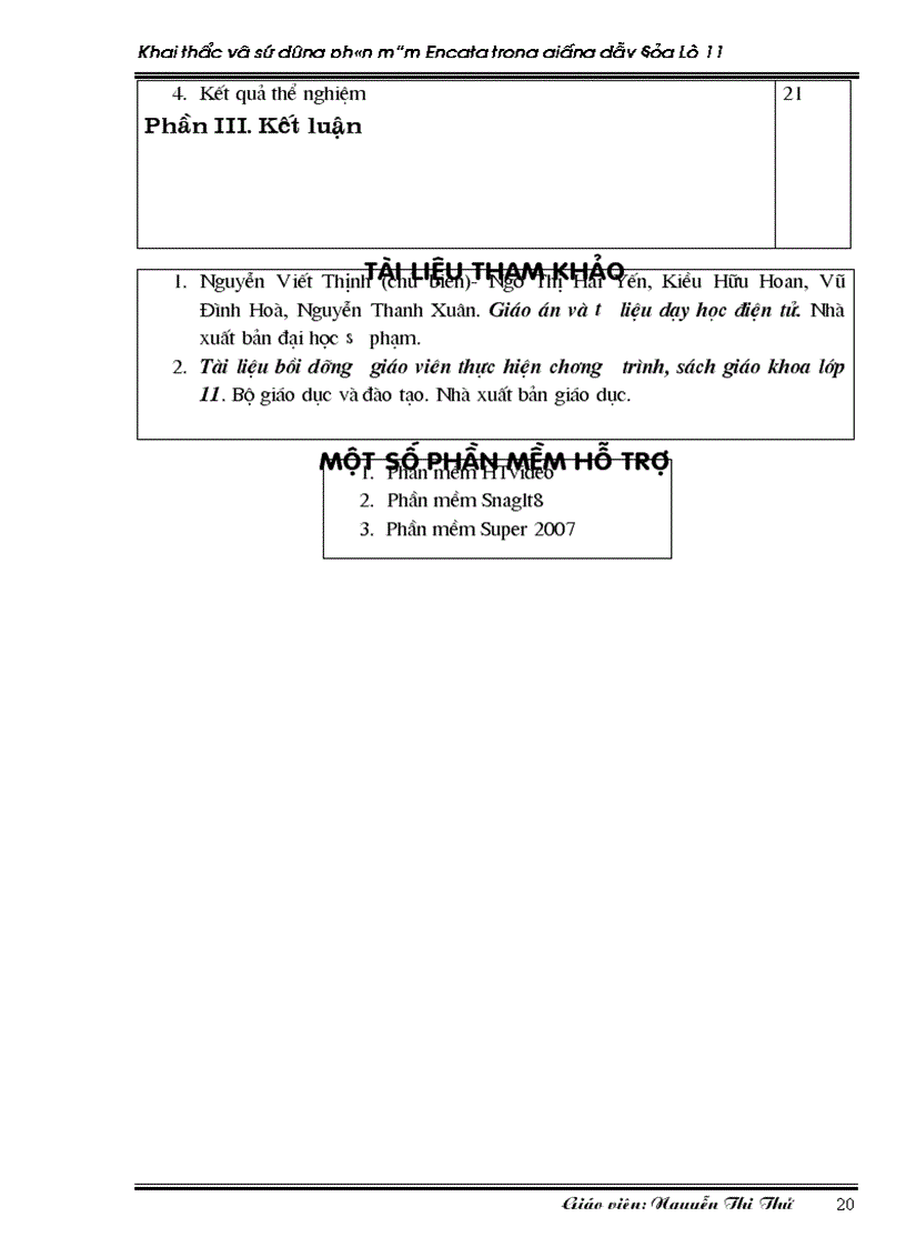 image for page Sử dụng phần mềm ENCATA