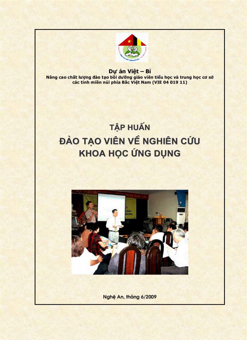 image for page Tài liệu hướng dẫn đào tạo viên về NCKH ứng dụng