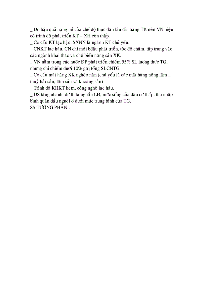 image for page Tài liệu ôn tập địa lý kinh tế