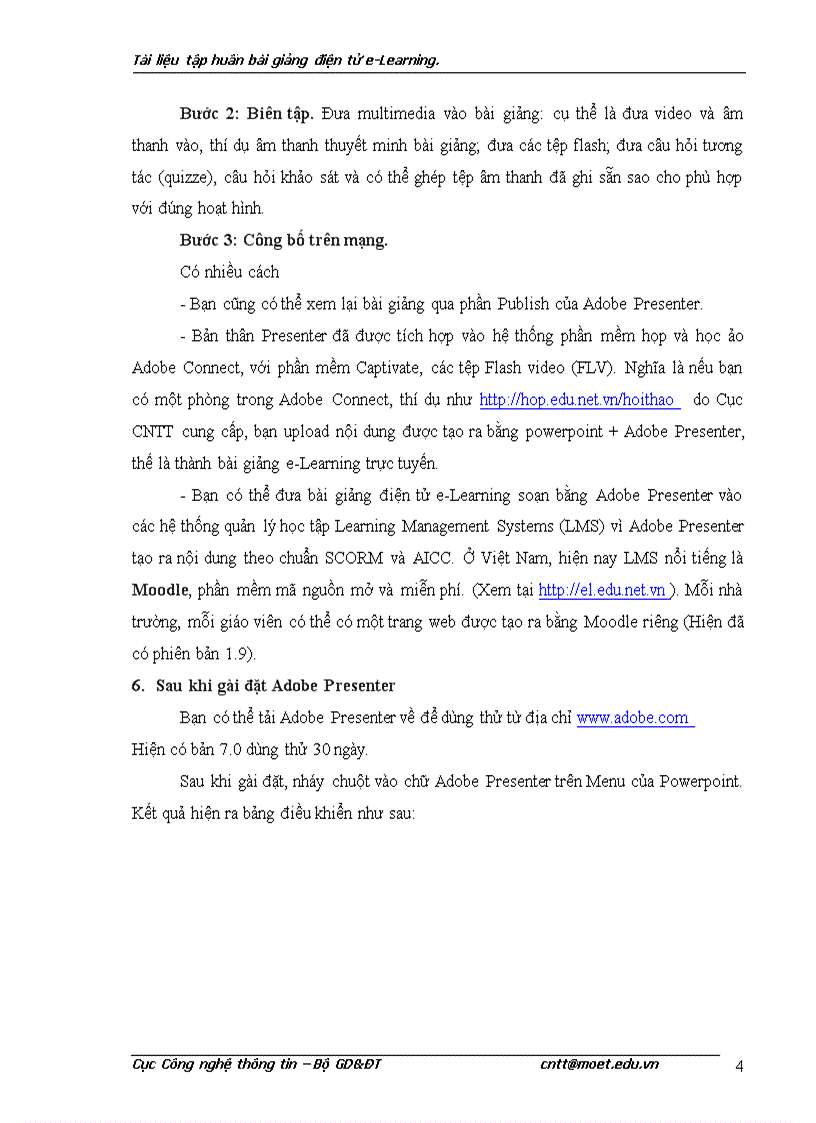 image for page Tài liệu tập huấn bài giảng điện tử e Learning