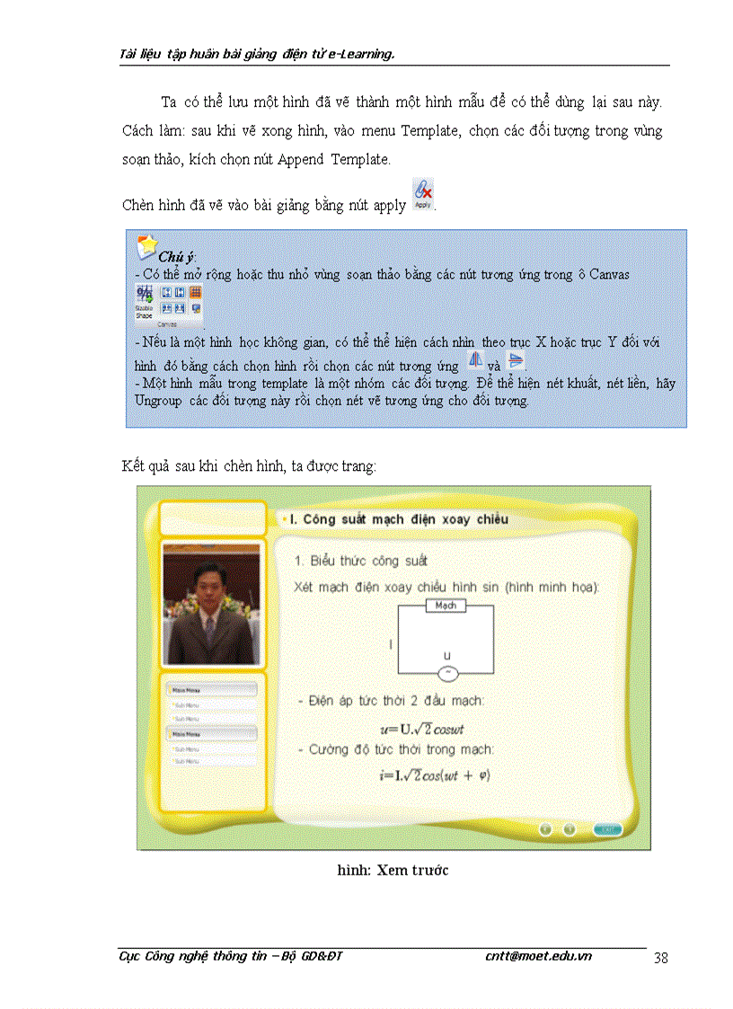 image for page Tài liệu tập huấn bài giảng điện tử e Learning