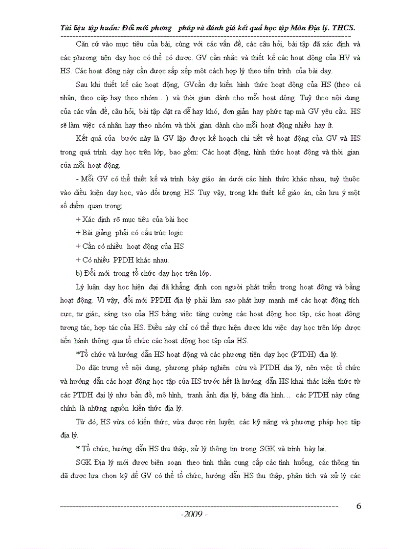 image for page Tài liệu tập huấn giáo viên THCS