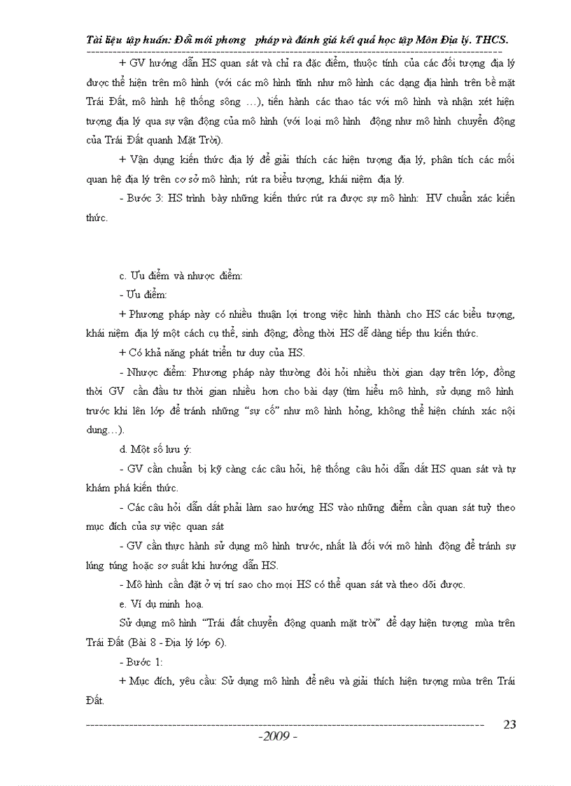 image for page Tài liệu tập huấn giáo viên THCS