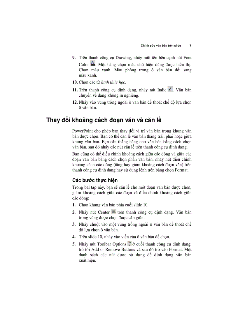 image for page Tạo bài trình bày với Microsoft PowerPoint Phần II