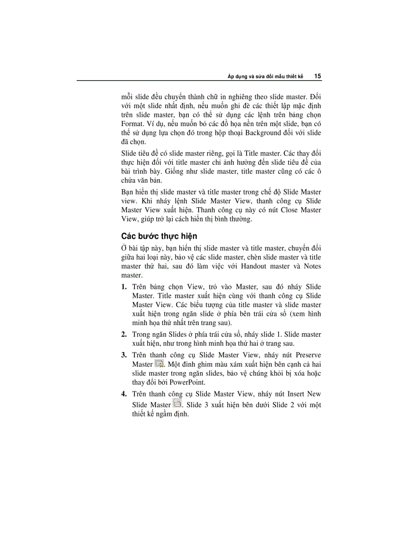 image for page Tạo bài trình bày với Microsoft PowerPoint Phần II