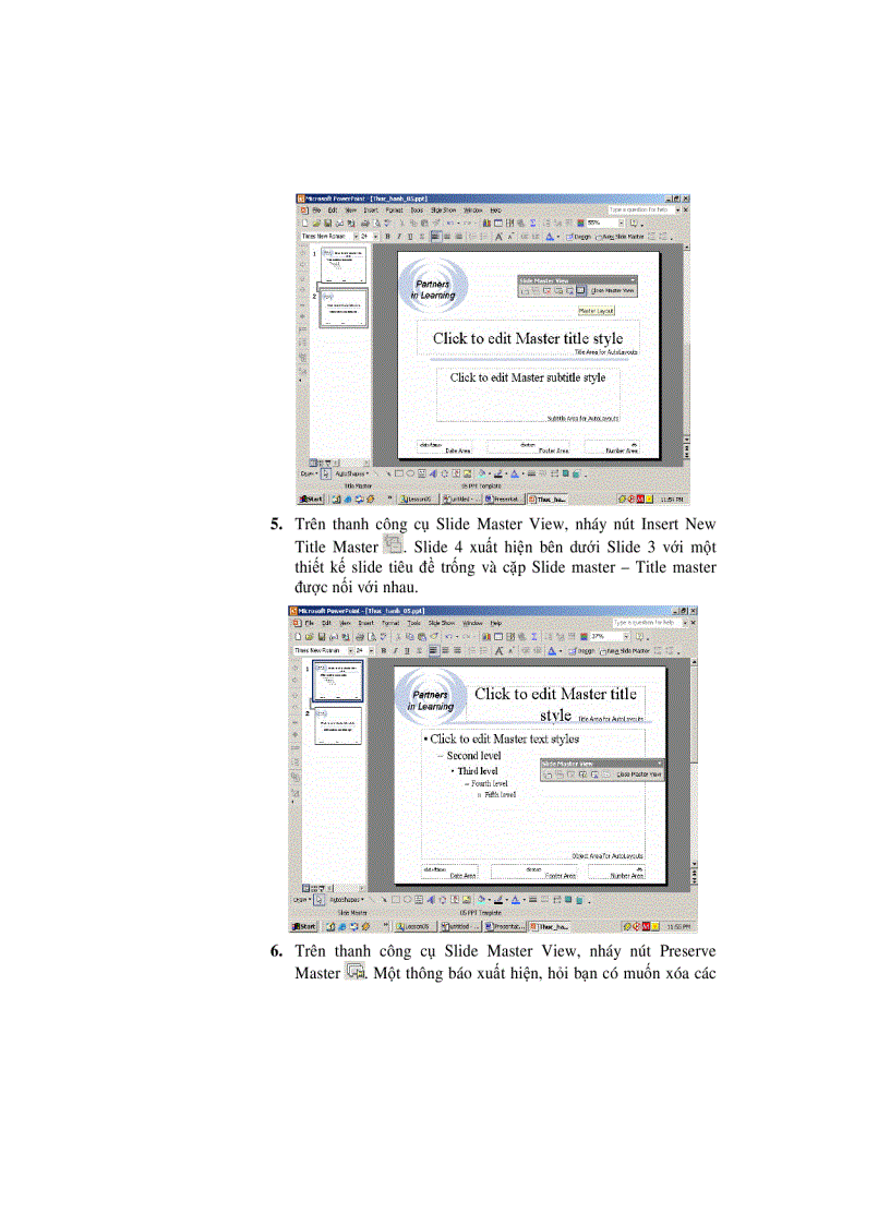 image for page Tạo bài trình bày với Microsoft PowerPoint Phần II