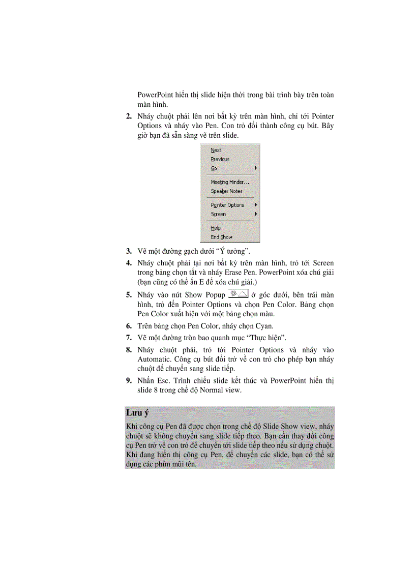 image for page Tạo bài trình bày với Microsoft PowerPoint Phần III