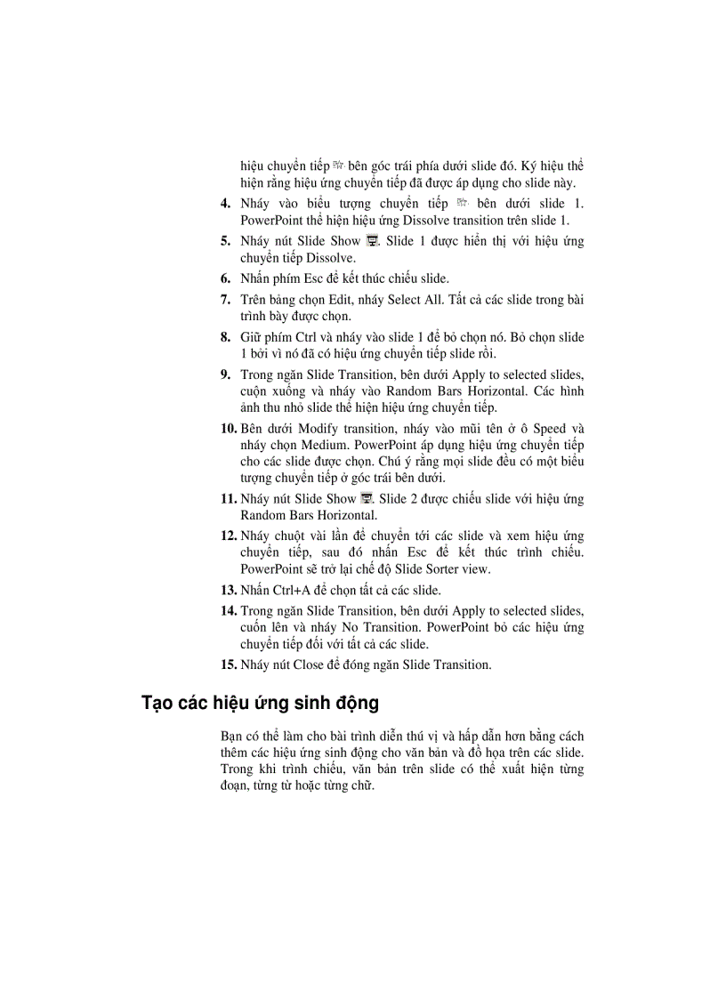 image for page Tạo bài trình bày với Microsoft PowerPoint Phần III