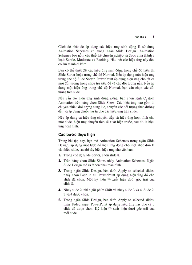 image for page Tạo bài trình bày với Microsoft PowerPoint Phần III