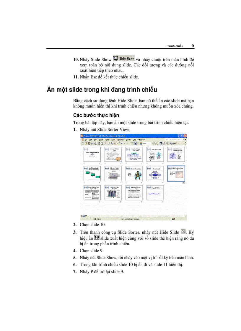 image for page Tạo bài trình bày với Microsoft PowerPoint Phần III