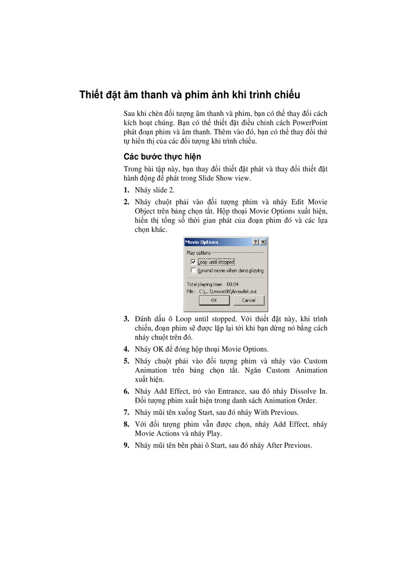 image for page Tạo bài trình bày với Microsoft PowerPoint Phần III