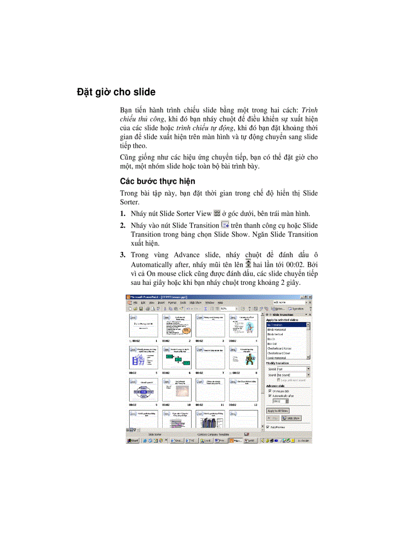 image for page Tạo bài trình bày với Microsoft PowerPoint Phần III
