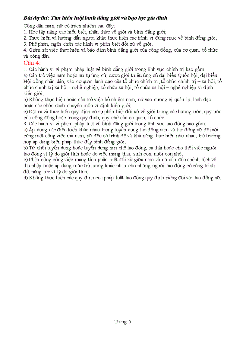 image for page Thi tìm hiểu luật bình đẳng giới và bạo lực gia đình